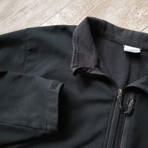 Columbia Ascender Men's 4X Black Softshell Jacket - Fleece Lined & Windproof